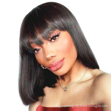 Vigorous Xuchang Hair Loss Ombre Cheap For Woman Wig Heat Resistant Pixie Cut Women Full Fiber Short Bob Synthetic Hair wigs